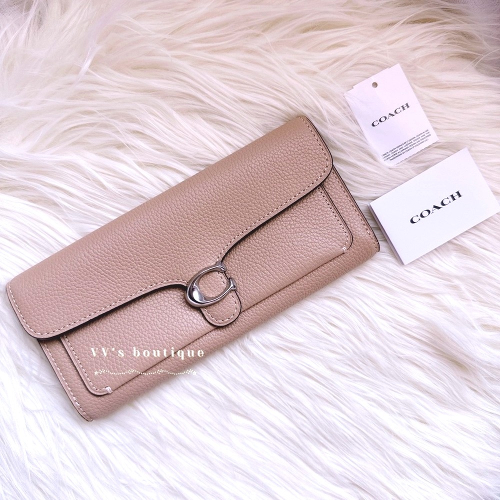 NWT Coach Tabby Long Wallet Envelop Taupe 93983